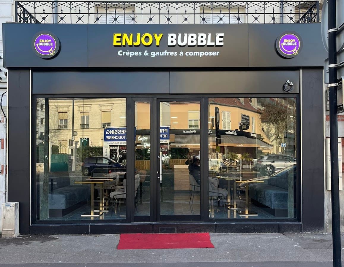 Bubble tea, enjoy bubble